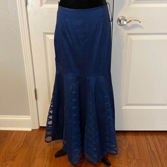 Vintage Emma Fashions Cocktail /wedding Navy gown- size 6 - Picture 7 of 14